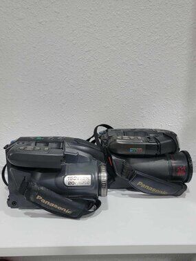 Lot of 2 Vintage Panasonic Camcorder Video Camera PV-IQ525D & PV-L501D - READ